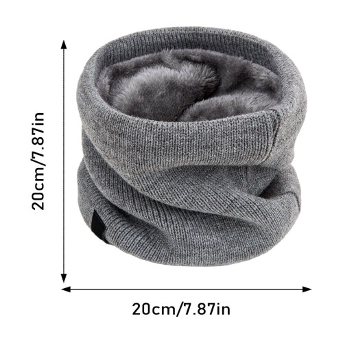 Double-Layer Fleece Neck Gaiter – Windproof Warm Scarf 1