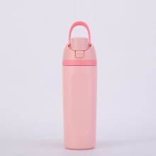 304 Stainless Steel Fitness Sports Vacuum Bottle with handle and straw, Large Capacity Macaron Thermal Mug/16/19/24/32oz