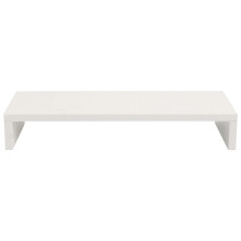 White Wood Storage Rack for Study Area 19.65x7.86x3.14 in