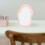 Pink Makeup Mirror with Wavy Frame Desktop Vanity 1