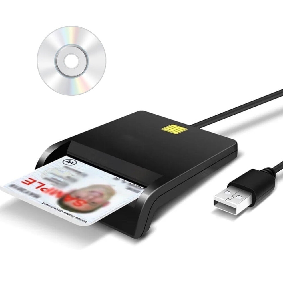 Cac Reader,Cac Card Reader,Dod Military Usb Cac,Cac Reader Military,Plug Usb-A For Compatible With Microsoft And Mac 9327961852181