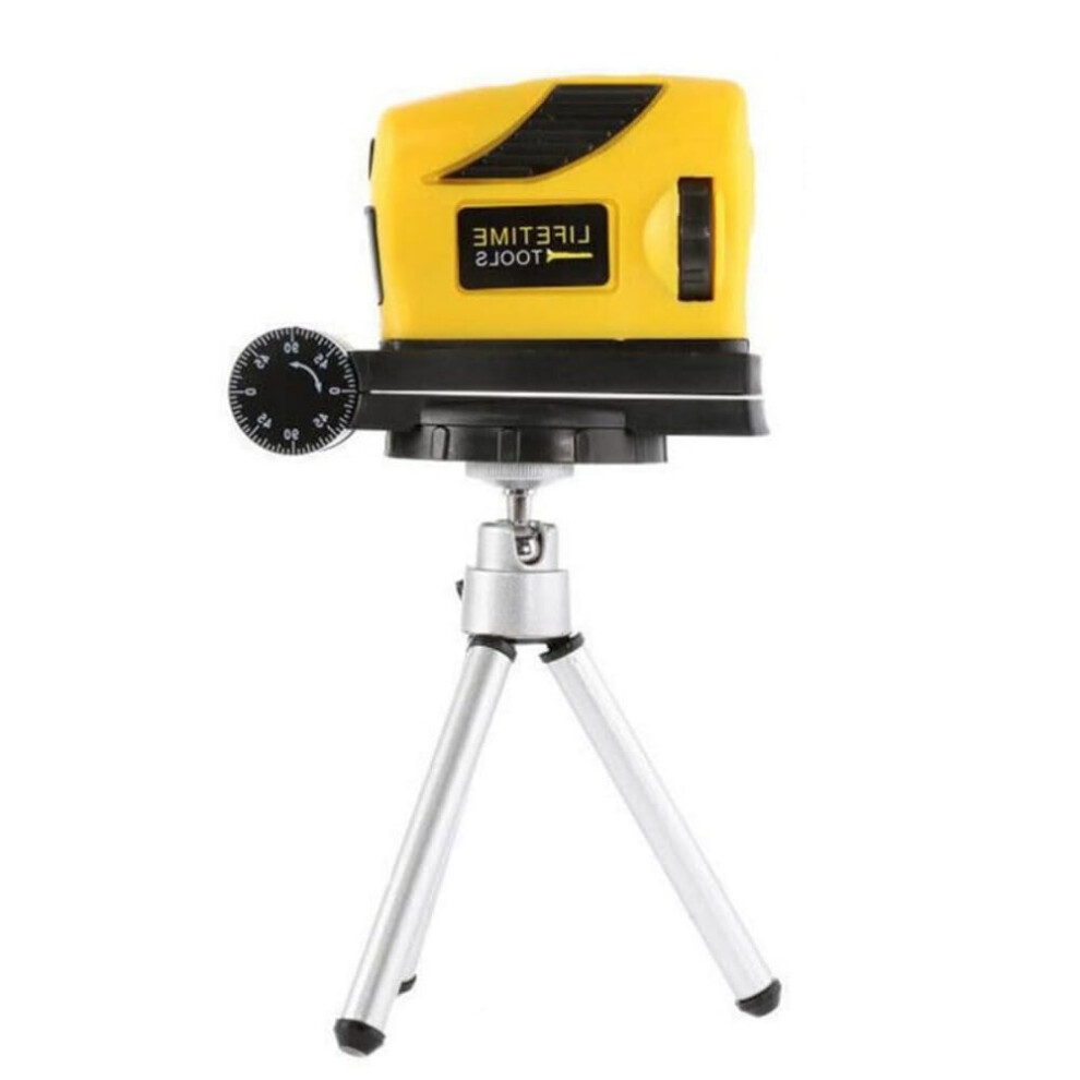 Infrared Level With Tripod 360 Degree Rotatable Self Leveling Point Line Cross Infrared Instrument Yellow 9327961851719