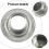 Stainless Steel Vent Grille Round Brushed External Extraction Wall Vent 6