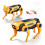 Solar-powered mechanical dog robot DIY quadruped 1