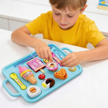 Strawberry Jelly Pudding Set Blue