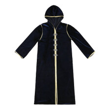 Elegant Women's Hooded Long Sleeve Pullover Robe Prayer Dress for Devotional Wear