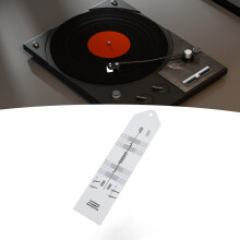 Turntable Protractor for Stylus Calibration, PP Material, 21cm Length