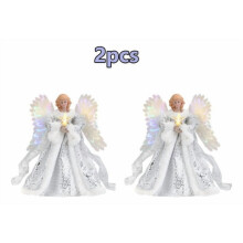 Angel Tree Topper with Lights 2 Pieces