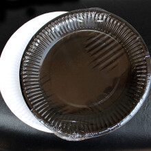50Pcs Eco Friendly Paper Plates For Family Gathering And Afternoon Tea 11.8In