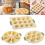 Silicone Mini Muffin Pans for Baking 8/7/12 Cup Nonstick Mini Cupcake,C 8
