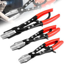 3 Pcs Steel Hose Pinch Off Pliers Set Auto Locking Hose Pinching Plier Set for Automotive Radiator Fuel and Coolant Line