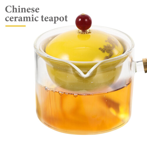 Glass Tea Kettle Ceramic 1 Set for Home Use 1