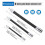 3Pcs Flexible Extension Bar Set for Socket Wrenches, Drill Bits – Compatible with Standard Tools 2