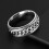 (Silver, 9) Titanium Steel Rotatable Beer Bottle Opener Ring 1