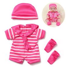 30cm Doll Clothes for 12" Dolls, Red Fashion Outfit Set – Compatible with Reborn & Baby Dolls