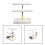 Φορητό Marble2Tier Βραχιόλι Κοσμημάτων Κολιέ Βραχιόλι Ρολογιών Βάση Ράφι Επιτραπέζια 3
