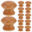 20 Pcs Solid Wood Drawer Handle Ergonomic Cabinet Knobs Comfortable Grip 6