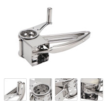 4Pcs Stainless Steel Cheese Grater Set Hand Held Rotary Shredding Kitchen Utensils