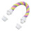 Bird Rope Perch Small Pink/Green/Purple Stand 11