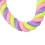 Bird Rope Perch Small Pink/Green/Purple Stand 6