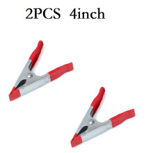2pcs/set A-Shaped Spring Clip Metal Spring Clamps 2/4/6 Inch Woodworking Tool Home Fixing Clip Multi-Purpose Powerful Clamp