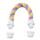 Bird Rope Perch Small Pink/Green/Purple Stand 12