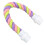 Bird Rope Perch Small Pink/Green/Purple Stand 7