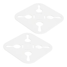 2 Stück Anti-Verwicklungs-Wäschegerät PP 10x10cm Schnell trocknend für Waschmaschine & Trockner