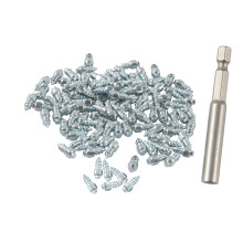 100 Pieces Screw in Tire Studs Anti Slip Studs, Winter Carbide Screws Snow Spikes for Motorbikes, ATV, SUV, Cars, Boots 4x12mm