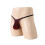 Men's G-String Thong Stretch Underwear Red M 2