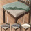 Stretch Jacquard Dining Chair Covers Washable Anti-Dust 2
