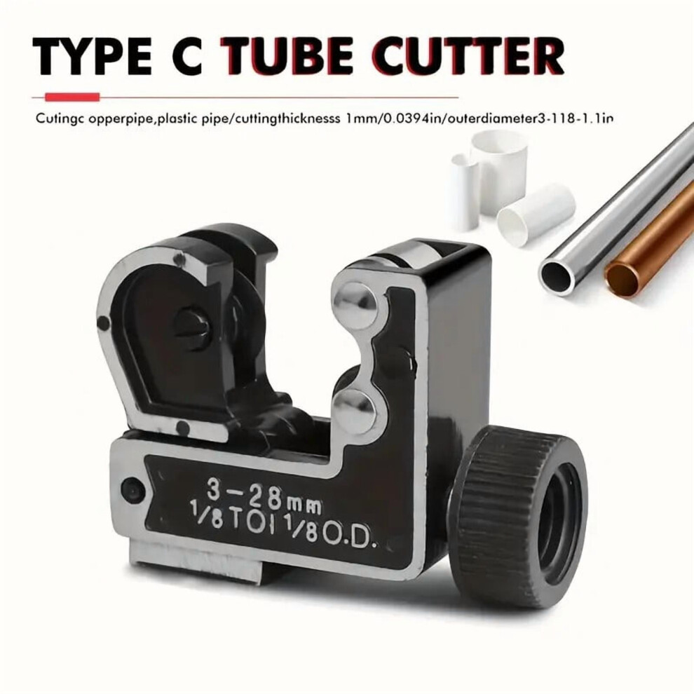 Mini Pipe Cutter Tool 1/8"-1-1/8" (3-28Mm) For Copper, Brass, Aluminum Â Compatible With Plumbing, Hvac, Automotive & Diy 9152228706705