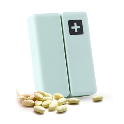 (Green) 7-Grid Large Pill Organizer Box for Vitamins 2