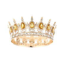 Luxurious Women's Crowns with Rhinestones Birthday Party Hairpieces Suitable for Weddings Proms and Special Occasion