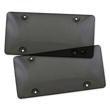 Transparent Car License Plate Frame Set – Compatible with Standard Plates