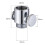 Adjustable Shower Head Diverter Flow Regulator Valve Sprayer Shut-Off Switch 2