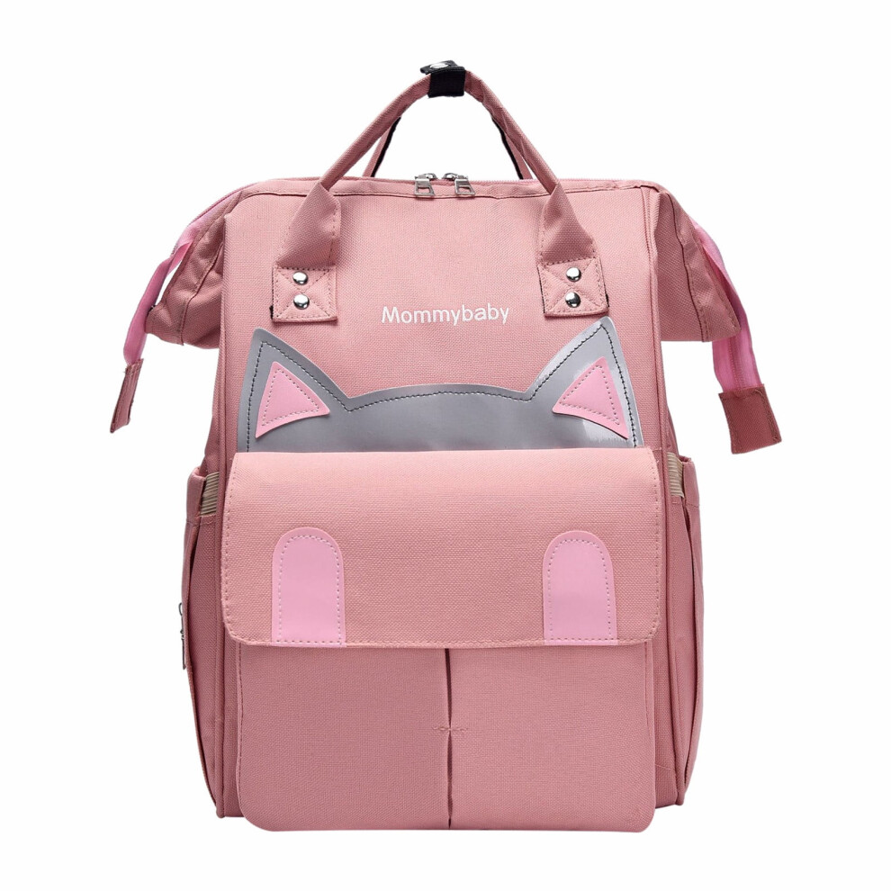 Multifunctional Mommy Backpack – Large Diaper Bag with Insulated Pockets, Stroller Straps & Changing Pad, Compatible with Most Strollers