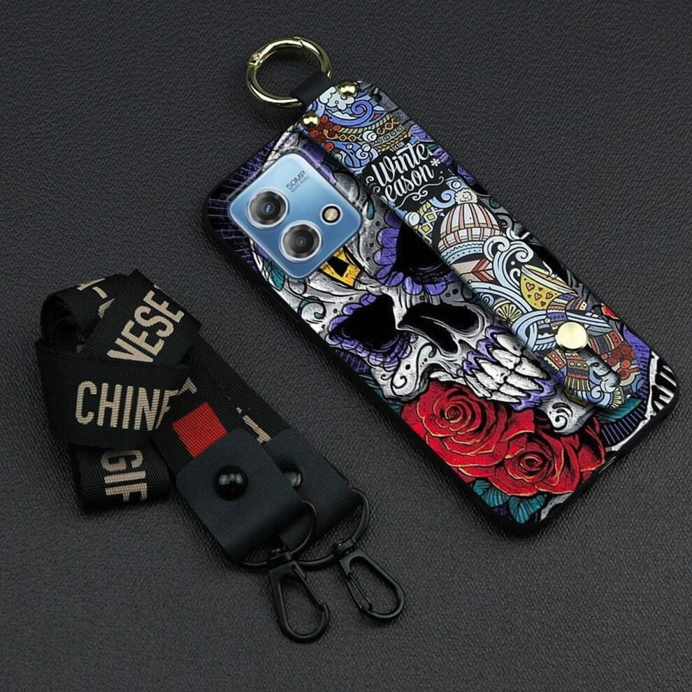 Moto G Stylus 4G 2023 Phone Case Â Shockproof, Dust-Resistant Silicone Case With Lanyard, Wrist Strap & Ring Holder 9193271206323
