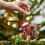 Julebogstavornament Akryl Rød 7,6 cm 2