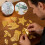 Gold Embossed Paper 20x30cm 10 pcs 5