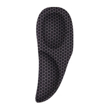 (Black print, S) 2-in-1 Gel Arch Support for Plantar Fasciitis Relief