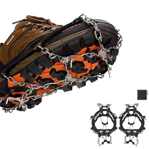 Ice Cleats for Shoes 8-Spike Universal Fit