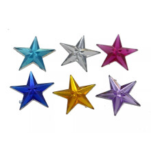 100 Gemas de Strass em Acrílico com Base Plana em Cores Sortidas, 20mm, para Enfeites DIY