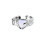 Vintage Irregular Moonstone Opal Open Ring - Unique Textured Ins-Style Adjustable Ring for Women 7