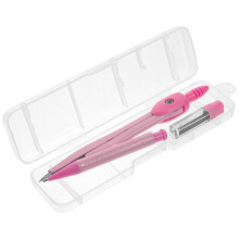 Metal Compass Set for Students, Precision Math and Drafting Tool, and Lightweight, 4.7x1.0x0.4in