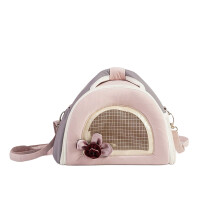 (S Lotus Pink A073) Pet Carrier Backpack for Small Pets, Breathable Mesh