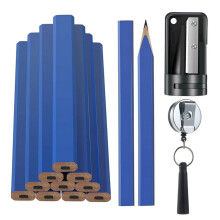 Hot Sale! Oval Woodworking Pencils (12/Pack) – Compatible with Carpenter & Lumber Marking on Rough Surfaces