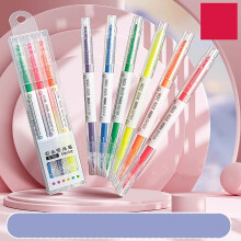 Water-Based Fluorescent Highlighter Pen, Double-Headed, Candy Colors, 3ml – Compatible with Bible Study, Journaling & Office Supplies