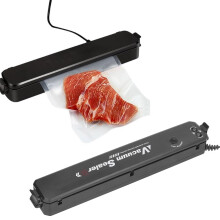 10‑Bag Automatic Vacuum Sealer with LED Display – 220V EU Plug, 15‑Second Seal, Dry & Moist Modes for Food Preservation
