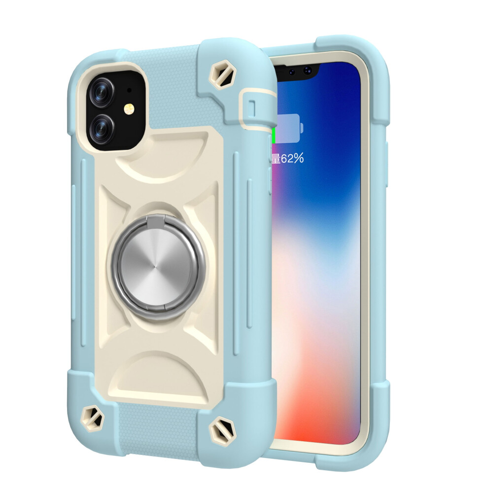 Rugged Case Shock-Proof With Kickstand For Compatible With Iphone 11 6.1", Lightblue 9170372297917